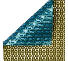 Покрытие "GeoBubble Luxe" пузырьковое, 500 мкм, форма произвольная, цвет голубой/золотистый