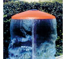 Шляпка зонтика, Ø 2000 мм, полиэстер, цвет оранжевый