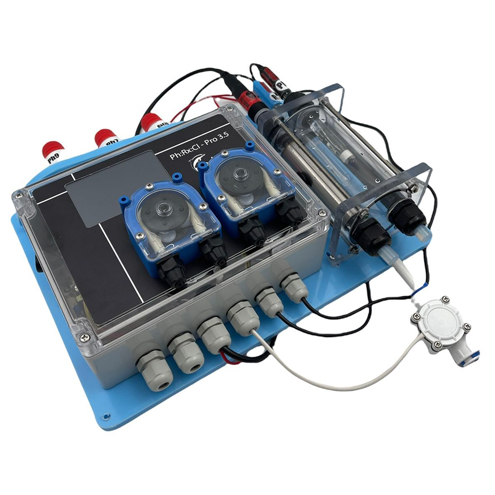 Блок управления дозацией pH/Rx/Cl и с ЖК дисплеем 3,5 