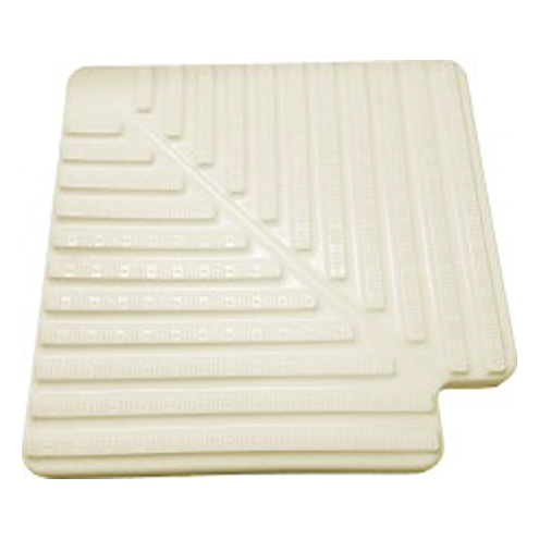 Элемент угловой 45°, высота 35 мм, ширина 245 мм, цвет слоновой кости