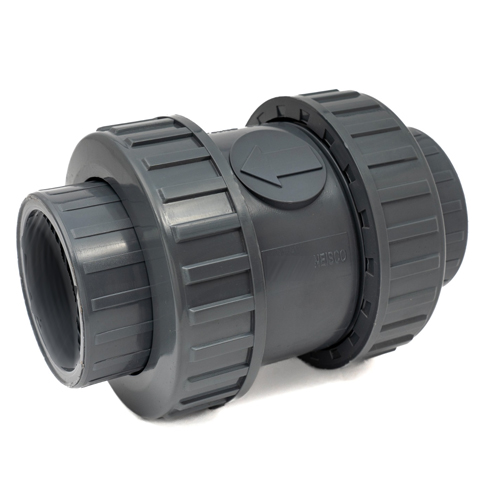 Клапан обратный пруж. ПВХ, EPDM Neisco, разборные муфтовые окончания (клеевой) D75, PN10