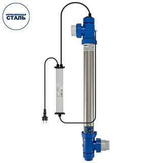 Устройство ультрафиолета "Blue Lagoon UV-C Tech Amalgam", поток 22 м3/ч, 130 Вт Амальгама