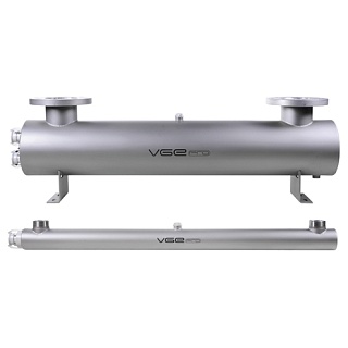 Устройство ультрафиолета "VGE pro UV Inox 400-204", поток 92 м3/ч, 400 Вт