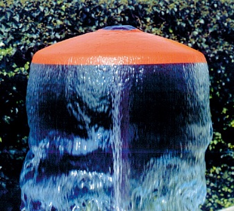 Шляпка зонтика, Ø 2000 мм, полиэстер, цвет оранжевый