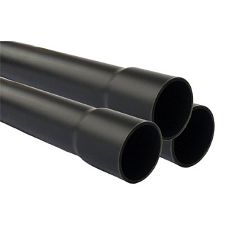 Труба жесткая(Россия), ПВХ, D 90 мм, PN 6.3, L 3 м