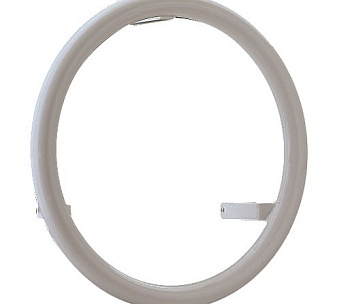 Поручень круглый, AISI-316, белый, для арт. 11016, 11500