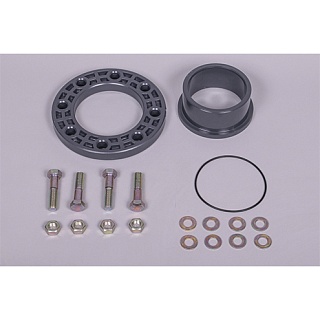 Комплект подключения (фланец, бурт, уплотнительное кольцо, болты) для префильтра 8 л