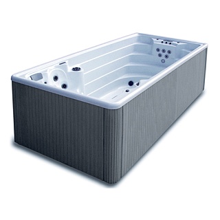 Ванна гидромассажная "Swimspa Mediterranea", 500х230х138 см, опция 20, цвет прибрежно-серый