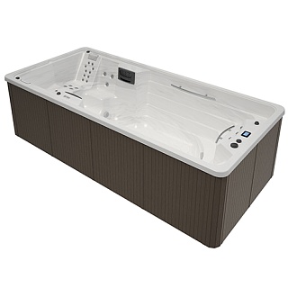 Ванна гидромассажная "Swimspa Mediterranea", 500х230х138 см, опция 20, цвет прибрежно-серый