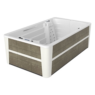Ванна гидромассажная "Swimspa Compact", 400х230х138 см, опция 20, цвет прибрежно-серый