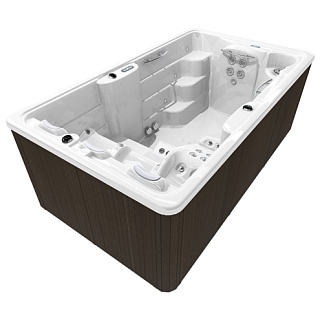 Ванна гидромассажная "Swimspa Creta", 400х230х138 см, опция 20, цвет прибрежно-серый