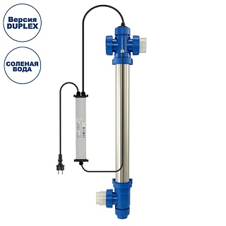 Устройство ультрафиолета "Blue Lagoon Tech UV-C 4ALL DUPLEX", поток 16 м3/ч, 75 Вт