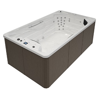 Ванна гидромассажная "Swimspa Compact", 400х230х138 см, опция 20, цвет прибрежно-серый