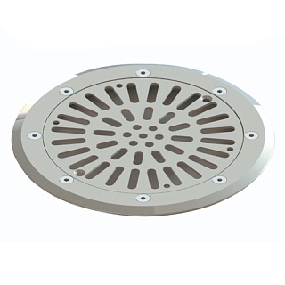 Накладка для донного слива 00271, 230 мм, AISI-316L 